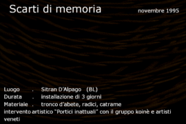 Scarti di Memoria - Sitran D'Alpago (BL)