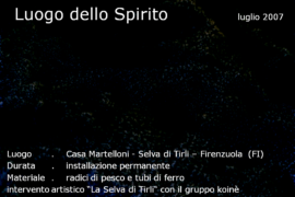 Luogo dello Spirito - Firenzuola (FI)