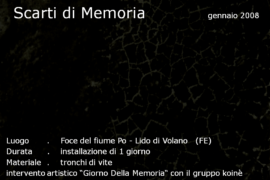 Scarti di Memoria - Lido di Volano (FE)