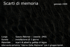 Scarti di memoria - Lissone (MB)