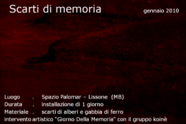 Scarti di Memoria - Lissone (MB)