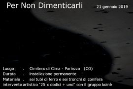 Per Non Dimenticarli - Porlezza (CO)